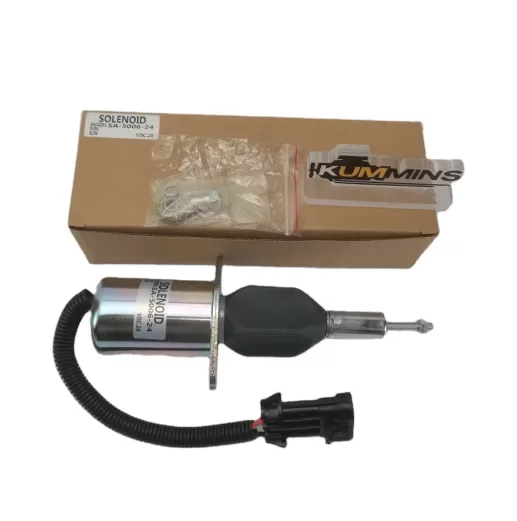 R335-7 R300 R320LC-7 6C 24V stop solenoid valve 3939019 SA-4889-24 SA-5006-24 3964622 12V 3939018 SA-4889-12 SA-5006-12 3964621