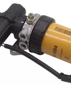 12V fuel water separator for Caterpillar CAT C6.6 3619554 361-9554 fuel filter with fuel pump 228-9129 87802238 RE509530