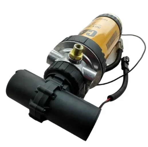 12V fuel water separator for Caterpillar CAT C6.6 3619554 361-9554 fuel filter with fuel pump 228-9129 87802238 RE509530 - Image 3