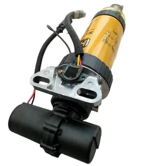 12V fuel water separator for Caterpillar CAT C6.6 3619554 361-9554 fuel filter with fuel pump 228-9129 87802238 RE509530 - Image 4