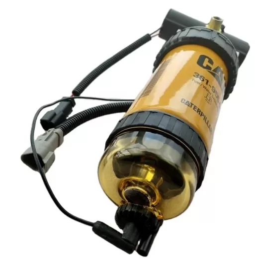 12V fuel water separator for Caterpillar CAT C6.6 3619554 361-9554 fuel filter with fuel pump 228-9129 87802238 RE509530 - Image 5