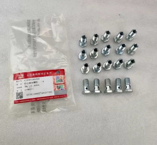 Cummins engine banjo connector screw 3903035 4937761 C3903035 - Image 2