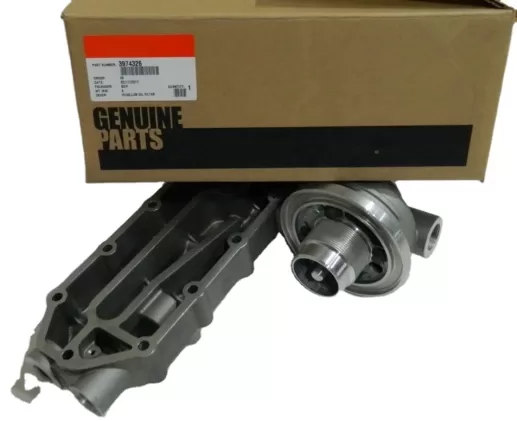 Cummins lubricating oil filter head 3974326 3966884 5450366 3918112 3931077 4936396 3919014 3934159 3974325