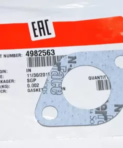 QSB3.3 B3.3 4D95 diesel engine parts oil drain gasket 4982563 C6204216820