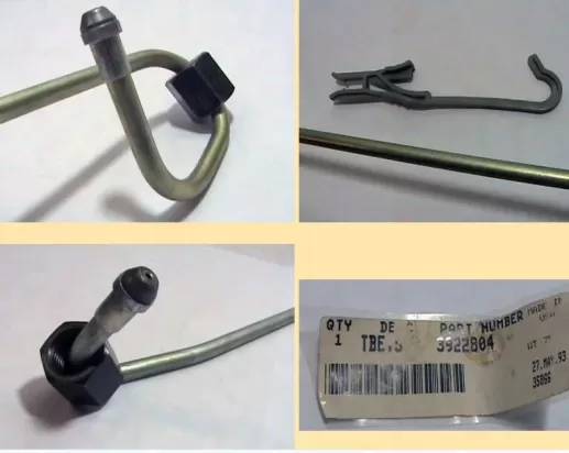 6BT 6BTAA 6B Injector fuel supply tube 3922803 3922804 3922805 3922806 3922807 3922808