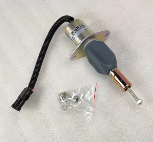 shut off solenoid valve 3930233 for Cummins engine - Image 3