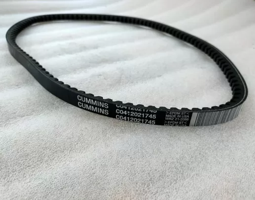 QSB3.3 B3.3 diesel engine fan belt V ribbed belt C0412021745 for Cummins - Image 2