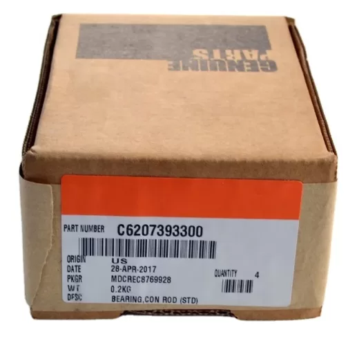 B3.3 QSB3.3 connecting rod bearing C6207393300 thrust bearing C6204298500 main bearing C6204298100